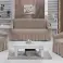 Set of rubber sofa covers with ruffles (three-seater two-seater armchair) image 4