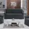 Set of rubber sofa covers with ruffles (three-seater two-seater armchair) image 5