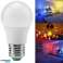 COLOR LIGHT SAVING LED BULB WITH REMOTE CONTROL 10W WITH THREAD E27 LAMP image 3