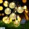 GIRLANDA SOLARNA OGRODOWA ZEWNĘTRZNA LAMPKI SOLARNE OGRODOWE 50 LED zdjęcie 1