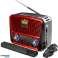RADIO DE CUISINE PORTABLE POUR PANNEAUX SOLAIRES RÉTRO RECHARGEABLE BLUETOOTH photo 1