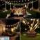SOLAR GARDEN GARLAND AURINKOPUUTARHAN ULKOVALOT 50 LED kuva 2
