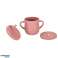 Silicone dishes for children squirrel set of 9 pieces dark pink image 6