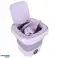 Automatic travel washing machine mini foldable portable 8L purple image 3