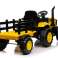 Bērnu elektriskais traktors Vadāms ar elektrisko pedāli un tālvadības pulti 2.4G attēls 3