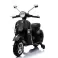 Elektrisk motorcykel Vespa PX-150 Licenseret original med MP3 12V billede 1
