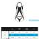 AQUASPHERE Fins Zip VX black BLUE FA3790401S size S image 2