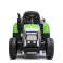 Power Traktor Traktor Trailer 12V 4.5Ah grønne lys, musik, MP3, USB billede 5