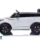 Auto elettrica per bambini Range Rover Velar Originale con licenza MP3 e telecomando 12V bianco foto 2