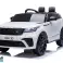 Auto elettrica per bambini Range Rover Velar Originale con licenza MP3 e telecomando 12V bianco foto 3