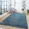 Hoogpolige tapijten 100% polyester zacht garen met hoge dichtheid en dikte monochroom foto 1