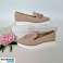 060051 ženskih usnjenih loaferjev znamke Lascana. Model v prašno roza barvi fotografija 1