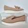 060051 women's leather loafers by Lascana. A model in the color dusty pink image 4