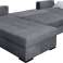 Living area U-shaped couch &quot;Joly&quot; with sleeping function and bed storage in two colours image 3