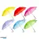 Umbrelă pentru copii 50 cm 6 culori asortate: galben/verde/albastru/rosu/lila fotografia 1