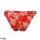 Red preformed bikini sets with print for women image 1