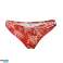 Röda förformade bikiniset med tryck för kvinnor bild 4