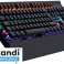 Sæt med 100 nye mekaniske RGB-tastaturer med original emballage billede 2