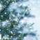 Hanger sneeuwpop met muts kerst 12 cm /Hanger Muis winter 12 cm 2 assorti foto 3