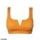 Ensembles de bikini préformés texturés orange pour femmes photo 1