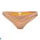 Ensembles de bikini à rayures préformées orange/crème pour femme photo 4