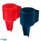 Tchibo Strandbecherhalter 18 cm 2er Set VE12 Bild 3