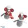 Pendentif bonhomme de neige avec chapeau Noël 12 cm /Pendentif Souris hiver 12 cm 2 assortis photo 2