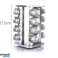 16 pcs Spice Carousel Rotatable Spice Jars Spice Rack Spice Container. image 1