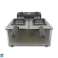 Double deep fryer 6 liters ( 2 x 3 L ) up to 1.6 kg fries 4000 watts image 1