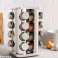 16 stk Spice Carousel Rotatable Spice Jars Spice Rack Spice Container. bilde 4