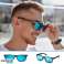 100 UV-beskyttede Marine Blue solbriller med Premium emballage billede 1