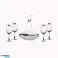 Elegant vinglass sett med 5 transparente med 1500 ml kanne, 4 glass hver 315 ml bilde 3