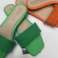 Ladies Summer Sandals in Orange and Green - Sizes 4/5, 6/7, 8/9 - Available Wholesale - Only £2 Each in Box of 96 image 2