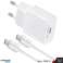 USB C Typ C PD Premium Wandladegerät Schnelles 45W 3A Typ C Kabel Bild 1