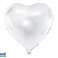 Foil balloon Heart white 45cm image 2