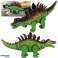Dinosaur Stegosaurus battery-operated interactive toy walks lights roars image 13