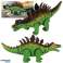 Dinosaur Stegosaurus battery-operated interactive toy walks lights roars image 14