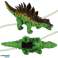 Dinosaur Stegosaurus battery-operated interactive toy walks lights roars image 6