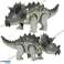 Dinozaur Triceratops, jucărie interactivă cu baterie, plimbări, lumini și vuiet fotografia 3