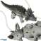 Triceratops dinosaur, battery-operated interactive toy, walks, lights and roars image 10