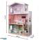 Wooden dollhouse with pastel furniture, 117 cm image 2