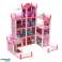 Dollhouse Villa Pink DIY 4 Tiers Furniture 61cm image 10