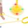 Hula hoop, skipping rope, yellow LED glowing ball image 1