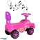 Ride-on pusher toy car smiling with horn pink image 7