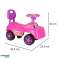 Ride-on pusher toy car smiling with horn pink image 13