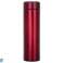 Thermal bottle mug thermos smart LED 500ml burgundy image 3