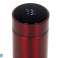 Bouteille isotherme mug thermos intelligent LED 500ml bordeaux photo 5