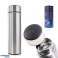 Thermal bottle mug thermos smart LED 500ml silver image 1