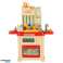 Children's kitchen toy oven burners lights equipment image 11