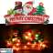 Luces LED colgantes decoración navideña Feliz Navidad 45cm fotografía 10